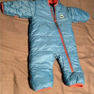 Burton Blue and orange babies snowsuit